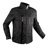 A-Pro Textil Wasserdicht CE Protektoren Thermofutter Jacke Motorrad Schwarz L