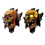 Halloween Walls Feines Horror-Skelett-Nachtlicht, Totenkopf-Lampe, Nachtlicht-Wanddekoration,...