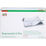Suprasorb A Pro verstärkte Calciumalginat Kompresse 5 x 5 cm steril, 10 St. Kompressen