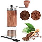 Handkurbel Kaffeemühle, Verstellbare Manuelle Kaffeebohnenmühle Handkaffeemühle Tragbare...