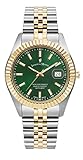 Jacques Du Manoir Damen Analog Schweizer Quarzwerk Uhr mit Edelstahl Armband JWN01703