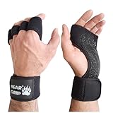 BEAR GRIP - Offene Trainingshandschuhe für Crossfit, Bodybuilding, Kallisthenik, Powerlifting...