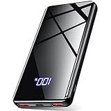 Lazci Power Bank, 22,5W Powerbank 20000mAh mit USB-C Input & Output, PD 3.0 QC 4.0 Externer...