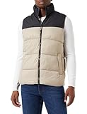 JACK & JONES Herren JJETOBY Bodywarmer Collar SN Weste, Crockery/Detail:Black Blocking, L