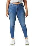 ONLY Damen Jeans 15219241 Medium Blue Denim L-30