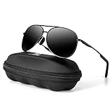 MXNXEU Sonnenbrille Herren Fahrerbrille Polarisiert Schwarz Polarisierte Herren Outdoor Vintage...