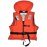 Lalizas Rettungsweste 100N, CE ISO 12042-4-zertifiziert (7. für Erwachsene – Gewicht 90 kg + und...