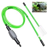 URHELP Aquarium Reiniger, Mulmsauger Aquarium Zubehör, Aquarium Sauger für Aquarium Wasserwechsel...