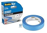 ScotchBlue Premium Malerkrepp Universal, 24 mm x 41 m - Scotch Klebeband für Malerarbeiten und...