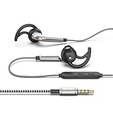 ANFLOWE ES850 Sportkopfhörer Half-In-Ear-Kopfhörer mit Mikrofon & Verwirrungsfreiem Geflochtenes...
