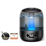 Dreo Luftbefeuchter für das Schlafzimmer, Kaltnebel-Ultraschallgerät mit 30 Stunden Laufzeit, 3L...