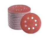 Schleifbänder, Schleifpapier, 20 stücke 5 Zoll 125mm Runde Schleifpapier 8 Loch Schleifen Discs...