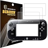 Mr.Shield Schutzfolie Kompatibel mit Nintendo Wii U Console Anti-Glare [3 Stück] Displayschutzfolie...