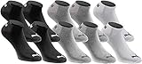 PUMA Sneakers Socken Sportsocken 10-Paar-Pack Unisex - black/grey - Gr. 39-42