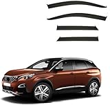 AlbaEUC Windabweiser Regenabweiser Windschutz für Peugeot 3008 MK2-P84 2017-2024 SWB, Dynamischer...