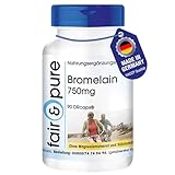 Fair & Pure® - Bromelain hochdosiert 750mg - 90 DRcaps - vegan - hochdosiert - 1800 F.I.P