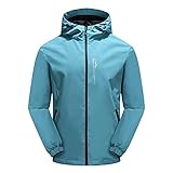 Herren Shrinkable Kapuzen-Jacke Outdoor-dünn Winddicht atmungsaktive Mäntel solide Running...