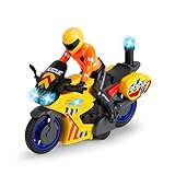 Dickie Toys - Rescue Bike (17 cm) - Yamaha Rettungs-Fahrzeug ab 3 Jahre mit Friktion & beweglicher...