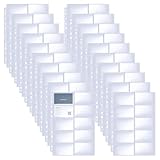 20 Pack 400 Taschen Visitenkartenhülle A4 mit 10 Fächern,Visitenkartenmappe,Visitenkarten...