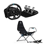 Logitech G923 Racing Wheel und Pedals, TRUEFORCE Force Feedback + Playseat Challenge X, Logitech G...