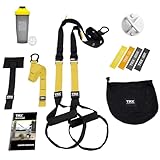 TRX All-in-One Bundle - Schlingentrainer-Set - extrem vielseitiges Fitnesssystem für zuhause - mit...