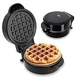 ADE Mini Waffeleisen | belgische Waffel runde Form | perfekt für eine Person, Party,...
