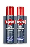 Alpecin Anti-Schuppen Shampoo A3, 2 x 250 ml - Bei schuppender Kopfhaut