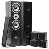 Fenton HF5W - Heimkino Musikanlage für Audiosystem 1150 Watt - 5.0 Surround Sound System,...