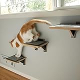 Knupis Katzen Kletterwand 3er Set – FSC® Kiefernholz für Spiel & Abenteuer – Stabile...