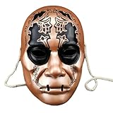 UGDOUS Halloween Todesser Harz Maske Horror Malfoy Lucius Cosplay Vollgesichtskostüm...