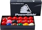 Powerglide Unisex-Erwachsene Snooker Set Snookerbälle, verschieden, 1' 3/4 (44.5mm)