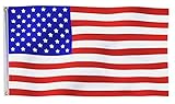 Aricona USA Flagge - Amerika Fahne 90 x 150 cm mit Messing-Ösen - Wetterfeste Fahne für Fahnenmast...