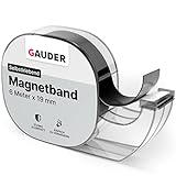 GAUDER Magnetband selbstklebend im Spender I Magnetklebeband I Magnetstreifen