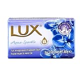 Lux Aqua Sparkle Stück Seife Floraler Duft Moschus & Minzöl 80g Reinigt & Pflegt