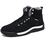 Mishansha Herren Winterschuhe Warm Gefüttert Schneestiefel Winter Outdoor Boots Winterstiefel...