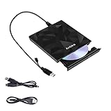 Antika Externe CD DVD Laufwerk TypeC USB 3.0 Extended Cable Backup Power Line Portable DVD Player...