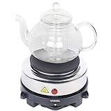 500W Elektroherd Tragbare Mobile Herdplatte, Arbeitsplatte Kochplatte 6 einstellbaren Wärmestufen |...