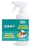 Green Hero Bremsen & Fliegenspray Pferd 500 ml | Sofortschutz gegen Bremsen, Fliegen, Mücken,...