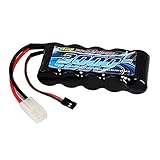 Carson 500608143 Empfang 6V/3000mAh NiMH TAM/JR-RC, Ersatzbatterie, Akku für ferngesteuerte Autos,...