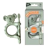 Dr.BEST Baby Starter Set: Beißring und Lernzahnbürste für Babys ab 3 Monate, Beißring gegen...