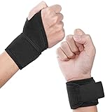 URAQT Handgelenkbandage, 2 stück Handgelenkstütze Handbandage mit Klettverschluss für Sport und...