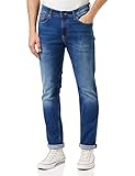 Tommy Jeans Herren Jeans Stretch, Blau (Wilson Mid Blue Stretch), 33W / 32L