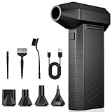Elektrische Staubgebläse Druckluftspray, 150000 U/min Höhe Geschwindigkeit Dust Blower, Mini...