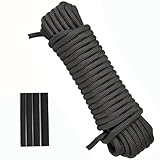 Treadstar Mehrzweckseil、10mm-10Meter Rope 、schwarzPolypropylenseil、Ankertauwerk、Nylonschnur...