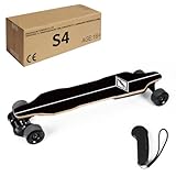 XKlemBauklode Elektro Skateboard, Vierrädriges Longboard mit Zwei 1000W Nabenmotoren,...