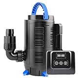 Forever Speed Teichpumpe für außen regelbar 180W Eco Motor Bachlaufpumpe 15000 L/h mit...