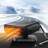 Moocuca Auto Heizung, 2-in-1 Heizung/Kühlung Autoheizung mit 360° Drehbasis, 12V 150W Tragbare...