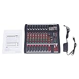 Konfiur CK 8-Channel Audio Mixer, Professionelle Mischpult Behringer Mischpult Mischpult Mit...