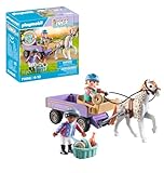 PLAYMOBIL Horses of Waterfall 71496 Ponykutsche, Zauberhafter Ausflug mit dem Pony, aufregende...
