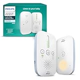 Philips AVENT DECT-Audio-Babyphone, Gegensprechfunktion, störungsfrei, 330 Meter Reichweite, 24...